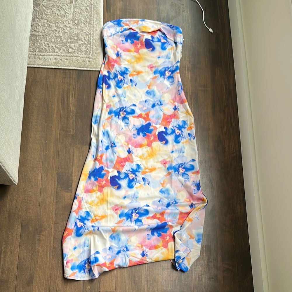 Pink and Blue Sundress